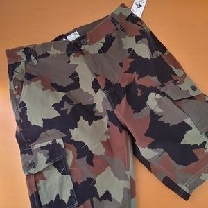 LRG RC Cargo Camouflage Shorts | 32W